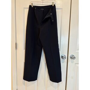 Jessica Holbrook Navy Blue‎ Career Dress Pants Elastic Waist Size 12
